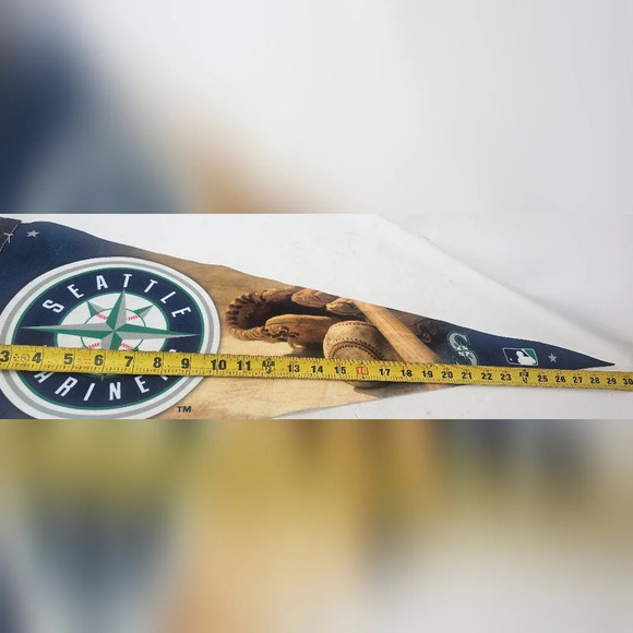 MLB Seattle Mariners Vintage Circa 2009 Team Logo Wincraft Baseball Pennant - Picture 6 of 9